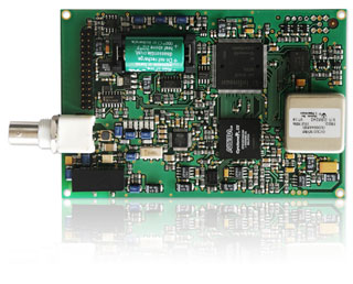 本ボードは、通信ネットワーク、中継局、基地局(GSM/CDMA/UMTS/DAB/DVB/TETRA/WIMAX)での同期、または研究開発用として、低価格を実現したOEMモジュールです。